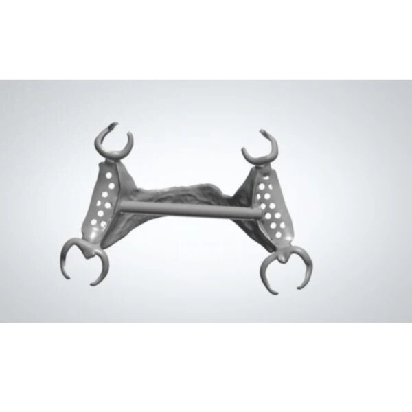 RPD Framework Design Exocad with Clasp Assembly